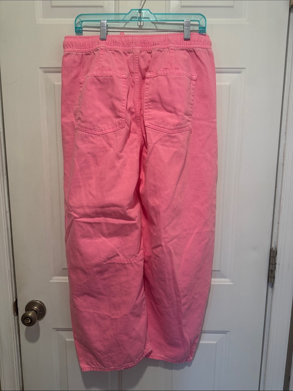 Gap Easy Horseshoe Jeans in Neon Pink Denim - Picture 3 of 12